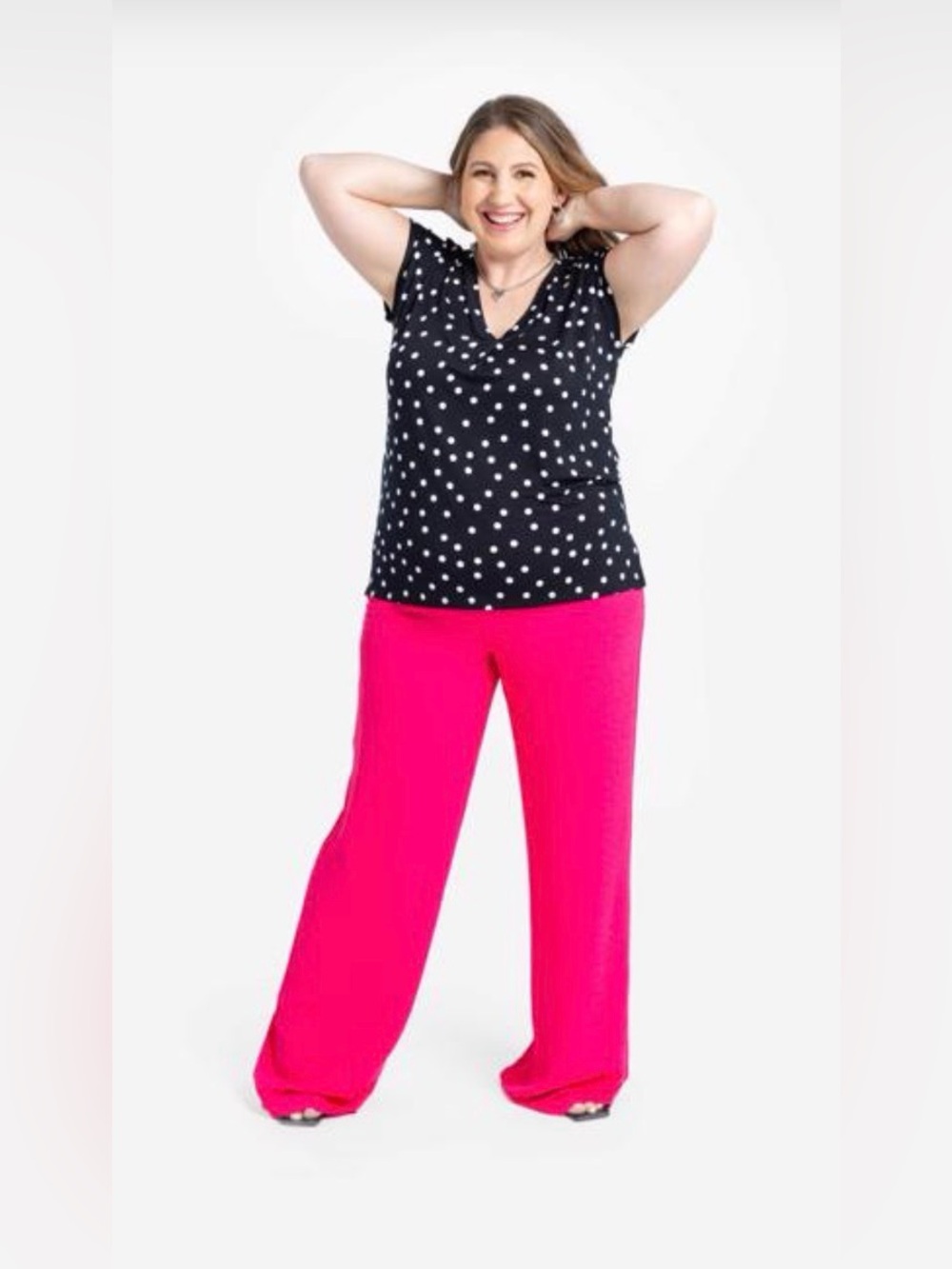 LuLaRoe ‘JOJO’ Hot Pink Pants Large